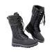 Velvet Warm Low Heel Snow Boots For Women, Comfortable And Versatile, Warm And Cold Proof_vogvips.com