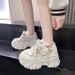 Womn's Shos 8cm Hight Nhancing Womn's Thick Sold High Hld Dad Shos Vrsatil Show Small Ft Sports And_vogvips.com