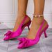 2025 Summer New Style Thin Heel Pointed Toe Closed Back High Heels Women's Shoes_vogvips.com
