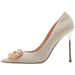 Trendy Brand High Heels For Women Autumn New Style French Temperament Versatile Shallow Mouth Square Buckle_vogvips.com
