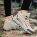 Outdoor Hiking Shoes Women Lace-up Low-top Breathable Shock-absorbing Casual Shoes Men Anti-slip Flat Wear-resistant Shoes Men_vogvips.com