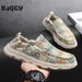 Casual Men's Shoes Autumn Breathable Outdoor Walking Fashion Skate Shoes Slip-On Cushioning Comfortable Loafers Flat Shoes_vogvips.com