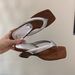 Chuyuji Retro Square-toed Wedge Flip-flops For Women, Summer Outdoor Thong Beach Sandals_vogvips.com