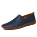 TerraStride Large Size Slip-On Handmade Stitched Loafers Spring Summer Top Layer Cowhide Hollow Men's Leather Shoes_vogvips.com