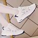 New Spring And Autumn Women's Breathable Mesh Sports Shoes, Korean Style Thick-soled Casual Soft-soled Running Dad Shoes_vogvips.com
