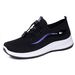 Women's Spring Lightweight Slip-on Walking Fly-knit Single Soft-soled Breathable Casual Shoes, Mom's Shoes For Women_vogvips.com