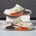 EVA Perforated Shoes Summer Breathable Outerwear A Sense Of Stepping On Poop, Sports Sandals For Men With Thick Soles,_vogvips.com