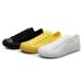 Canvas Women Men Lemon Yellow All Black Cloth Shoes Size Pure White Sneakers For Boys And Girls Simple Style_vogvips.com