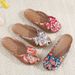 New Style Home Men Summer Couple Indoor Breathable Rattan Grass Wooden Floor Cool Slippers For Women_vogvips.com