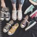 1970'S Canvas Women's Spring/Summer New Student Korean Edition Ulzzang Harajuku Taro Purple Board Shoes Trend_vogvips.com