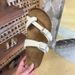 White Clip-toe Cork Cool Slippers Birkenstocks 2025 New Lazy Wear Leather Casual Birkenstocks Slippers_vogvips.com