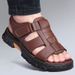 Summer Sandals Breathable Versatile Casual Outdoor Two-Way Men's Beach Middle-Aged Dad Slip-On Shoes_vogvips.com