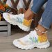 Rainbow Soles New Fashion Color With A Full Match Of Casual Sports Mesh Women's Shoes_vogvips.com