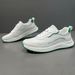 2025 Casual Lightweight Student Running Simple And Versatile Men's Genuine Leather White Trendy Dad Shoes_vogvips.com