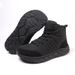 Large Size Cotton Shoes Men's Autumn Wear-resistant And Non-slip Outdoor Casual Cotton Boots Couple's Velvet Warm Snow Boots_vogvips.com