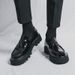 Voyage Large Size Shiny Gentleman Breathable Formal Business Leather Shoes Round Toe Tassel Thick Sole Height Increasing Men's_vogvips.com