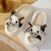Casual Shoes Women Milk Cow Linen Slippers Four Seasons Men Indoor Sandals Adults Cartoon Slides Couples Cute Breathable_vogvips.com