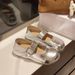 Inner Height Increase Square Head Ballet Single Shoes Retro Small Leather Shoes Literary Style One Word Buckle Mary Jane Shoes_vogvips.com