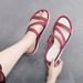 Outer Wear Korean Style For Women Soft 2026 Summer New Trendy Beach Fashion Color Block Thick Sole Slippers_vogvips.com