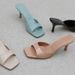 Patent Leather High Sandals For Women 2023 Summer New British Style Square Toe Thin Heel Outdoor Wear Large Size Women's_vogvips.com