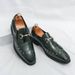 New Colored Banquet Dress Business Men's Shoes With One Foot Pointed Toe Casual Loafers Korean Style Trendy British Style Wedding Shoes_vogvips.com