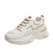Foreign Trade Wholesale Women's Sneakers 2025 New Breathable Height-Increasing Platform Thick Sole Color-Block Mesh_vogvips.com