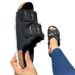 Women's Denim Slippers European And American Foreign Trade Denim Double-buckle Flat Slippers For Women_vogvips.com