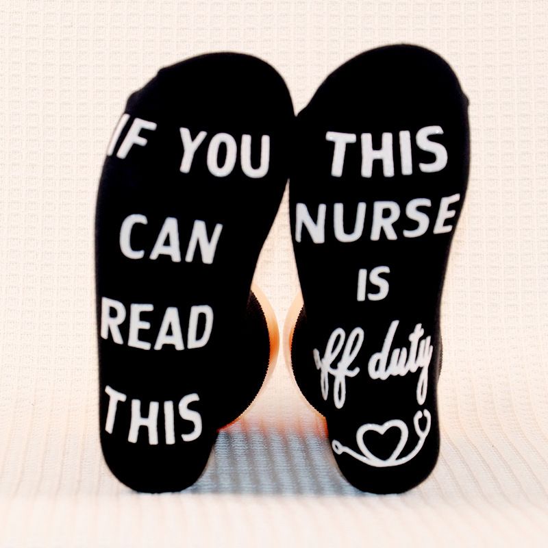 Mid-tube socks all cotton socks sole letter non-slip adhesive floor socks_vogvips.com