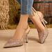 cross-border Foreign Trade Women's Shoes, High-end Pointed-toe High-heeled Sandals With Gold Diamond Detailing,_vogvips.com