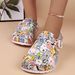 Women's Animal Print Soft Sole Clogs, Comfortable EVA Upper Cushioned Sole, Lightweight And Breathable, Four Seasons_vogvips.com