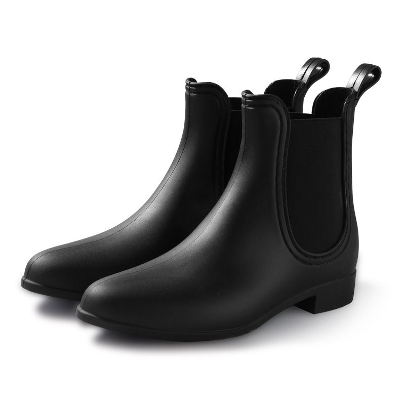 Women’s Waterproof Chelsea-Bootie, Slip-On Rain Ankle Boots_vogvips.com