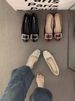 2026 Spring/Summer Elegant Single-Heel Leather Square-Toe Low-Cut Shoes Small Leather Shoes_vogvips.com