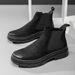 European Warm Series Wenzhou Men' Shoe Winter New Trendy Caual High-top Martin Veratile Fleece-lined Snow Fahion Korean Style Short_vogvips.com