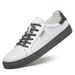 Men's Shoes First-layer Outdoor Casual Board Shoes European Station Guochao Breathable White Shoes_vogvips.com