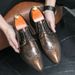 New High-End Formal Leather Men's Height Increasing Business Shoes, Breathable Pointed Toe British Casual Shoes_vogvips.com