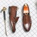 Suitable For All Seasons Men's Leather Shoes Autumn New British Style Casual Slip-On Korean Fashion Loafers Nightclub_vogvips.com