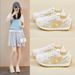 Forrest Gump Shoes Schoolgirl Sports Breathable Casual Shoes Platform Heightening Shoes_vogvips.com