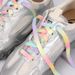 Rainbow Colored Shoe Laces - Extra Long 80cm To 160cm, Durable & Stylish For Sneakers, Casual & Work Shoes_vogvips.com