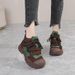 Melard Autumn Winter New Fleece-Lined Women, Non-Slip Lightweight Cowhide Short Boots, Casual High-Top Large Cotton_vogvips.com