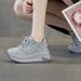 Thick-soled Sneakers 2026 Spring Women's Casual Fashion Versatile Hit Version Height-increasing Dad Shoes For_vogvips.com