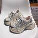 Women's Casual Sneakers With 7cm Platform Height - Retro Chunky Dad Shoes For Spring & Fall, Lightweight & Comfortable, Breathable Upper, Rubber Sole_vogvips.com