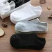 10 Pairs Women Breathable Sports Solid Color Boat Socks Comfortable Cotton Ankle Socks_vogvips.com