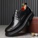2025 Spring New Wear Resistant Business Casual Comfortable Breathable Thick Bottom Premium Dress Men's Leather Shoes_vogvips.com