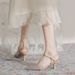 1359-A18 High Sandals For Women 2023 Summer New Thin Heel Pointed Toe Glitter Sparkling Wedding Bridesmaid Shoes Fairy_vogvips.com