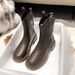 2023 Autumn Winter New British Style Thick-Soled Smooth Leather Short Boots With Back Zipper For Women_vogvips.com