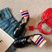 Cowhide Edition~Red French Mary Jane Women's Velcro Ballet Single Flat Casual Training Shoes_vogvips.com