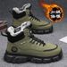 Men's Winter Fleece-Lined High-Top Martin Boots, Men's Work Shoes, Trendy And Versatile, Thick Sole, Extra Thick Warm Co_vogvips.com