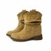 2025 Flat Height Increase 8cm Melard Martin For Women Autumn Mid-Calf Slimming Ruched Vintage Women's Boots_vogvips.com