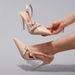 Elegant Sexy Women's High-heeled Shoes For Weddings, Pointed-toe Party Sandals With Stiletto Heels, Exclusively_vogvips.com