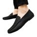 2025 Spring Summer NEW Men's Loafers Comfortable Flat Casual Shoes Men Breathable Moccasins Slip-On Soft Leather Driving Shoes_vogvips.com